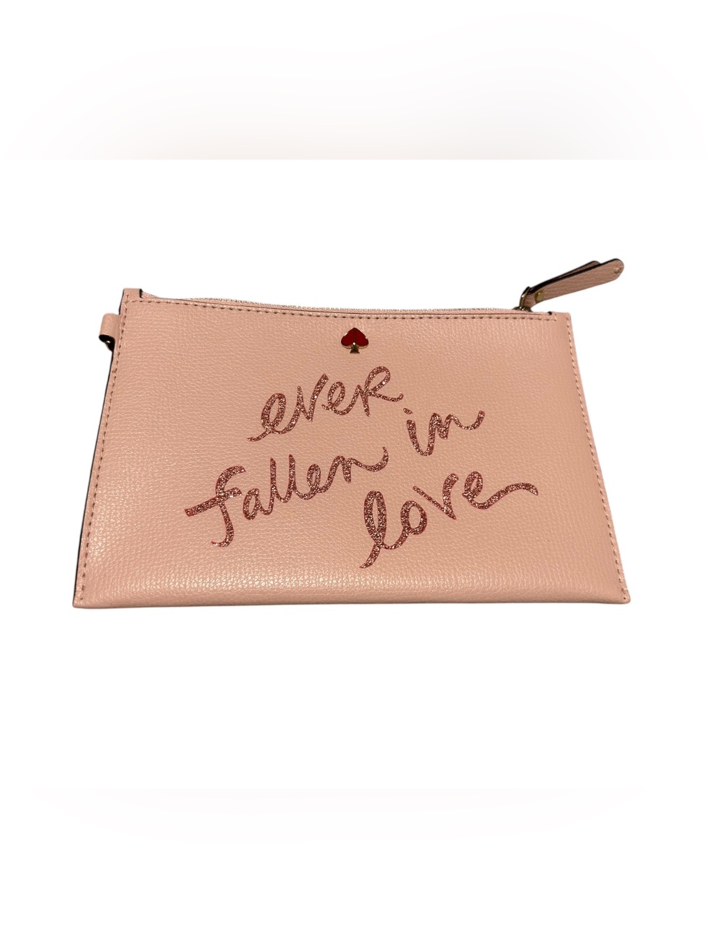 Kate spade Pink 'More Fallen in Love' Zip Pouch - Women Accessories